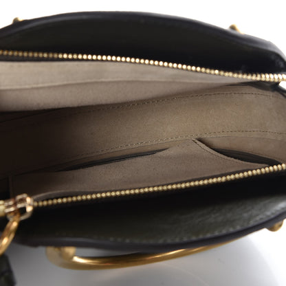 Chloe Calfskin Suede Small Pixie Bag Intense Green 5 of 7