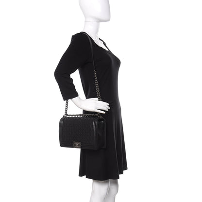 Chanel Caviar Quilted New Medium Boy Flap Black 2 of 12