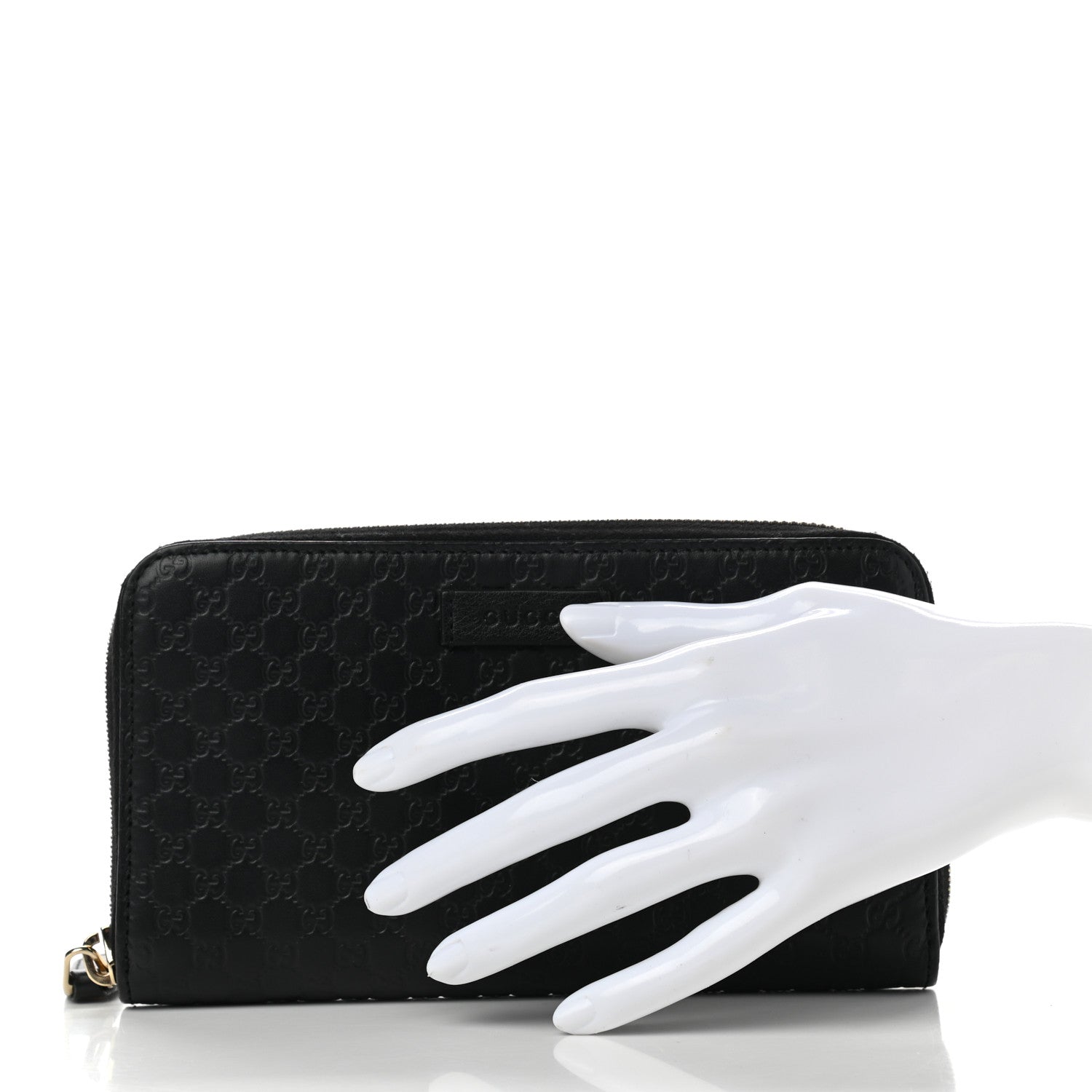 Gucci Microguccissima Zip Around Wallet Black 2 of 9