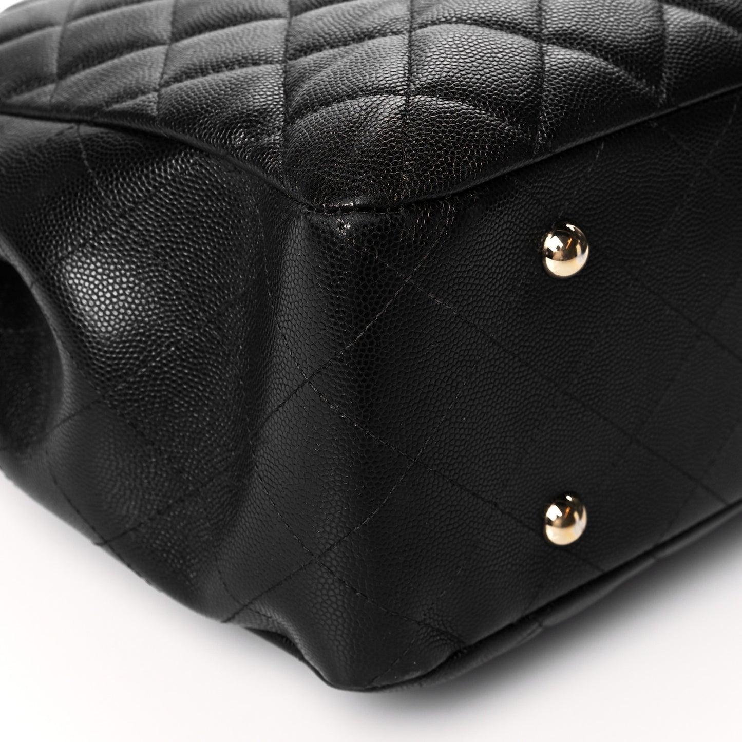 Caviar Quilted Timeless Tote Black