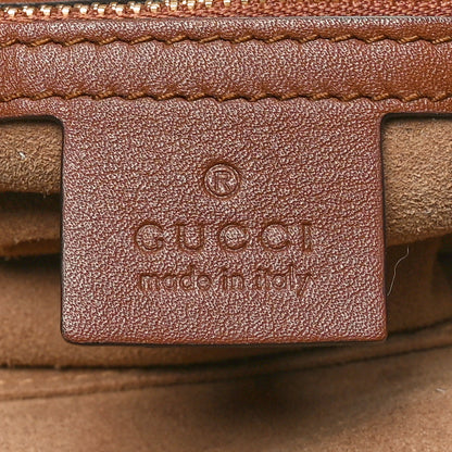 Gucci GG Supreme Monogram Large Linea A Hobo Light Brown 6 of 10
