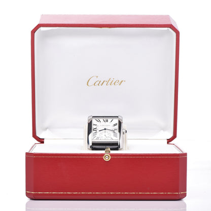 Cartier Stainless Steel Alligator 34mm Tank MC Automatic Watch 9 of 9