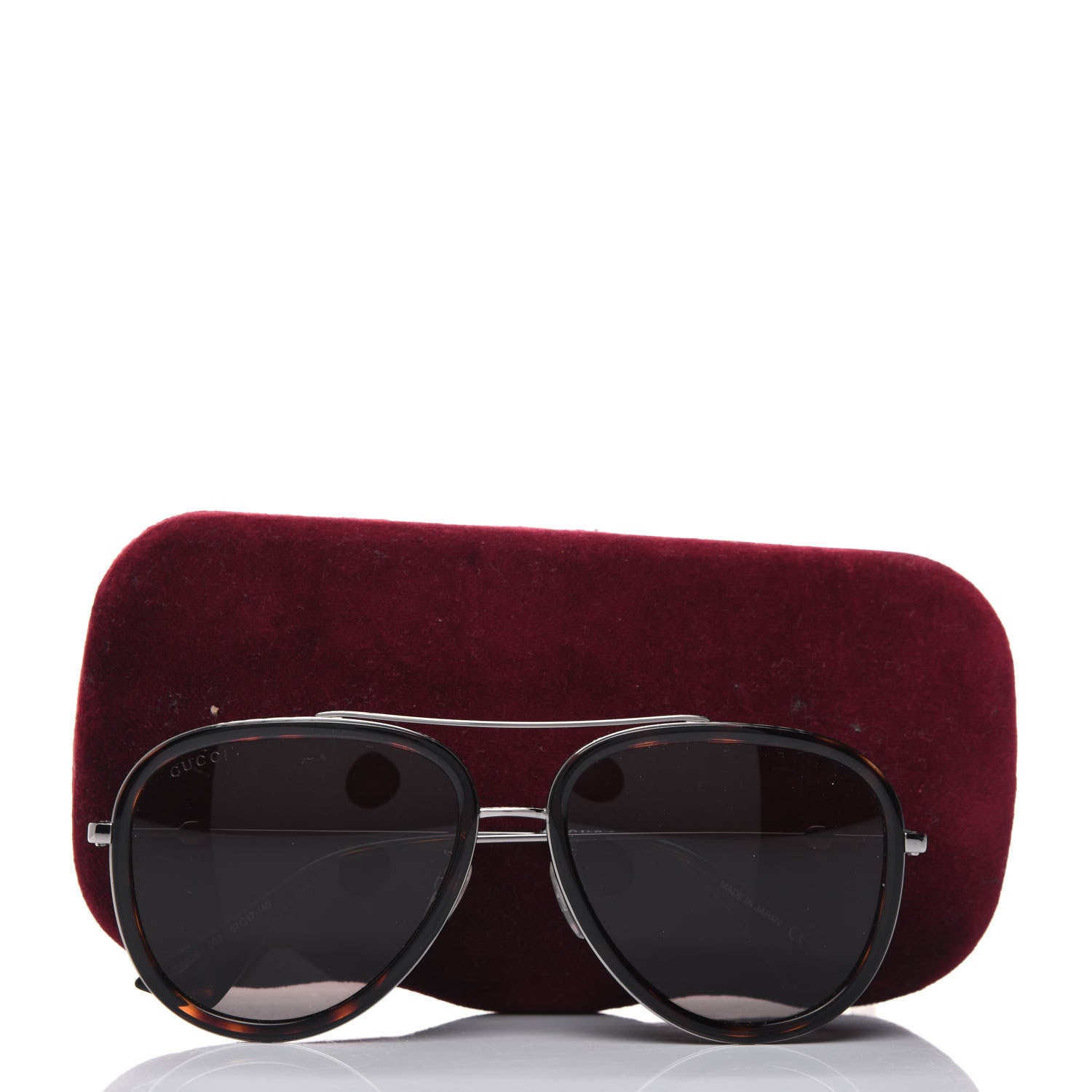 Gucci Acetate Aviator Sunglasses GG0062S Tortoise 8 of 8