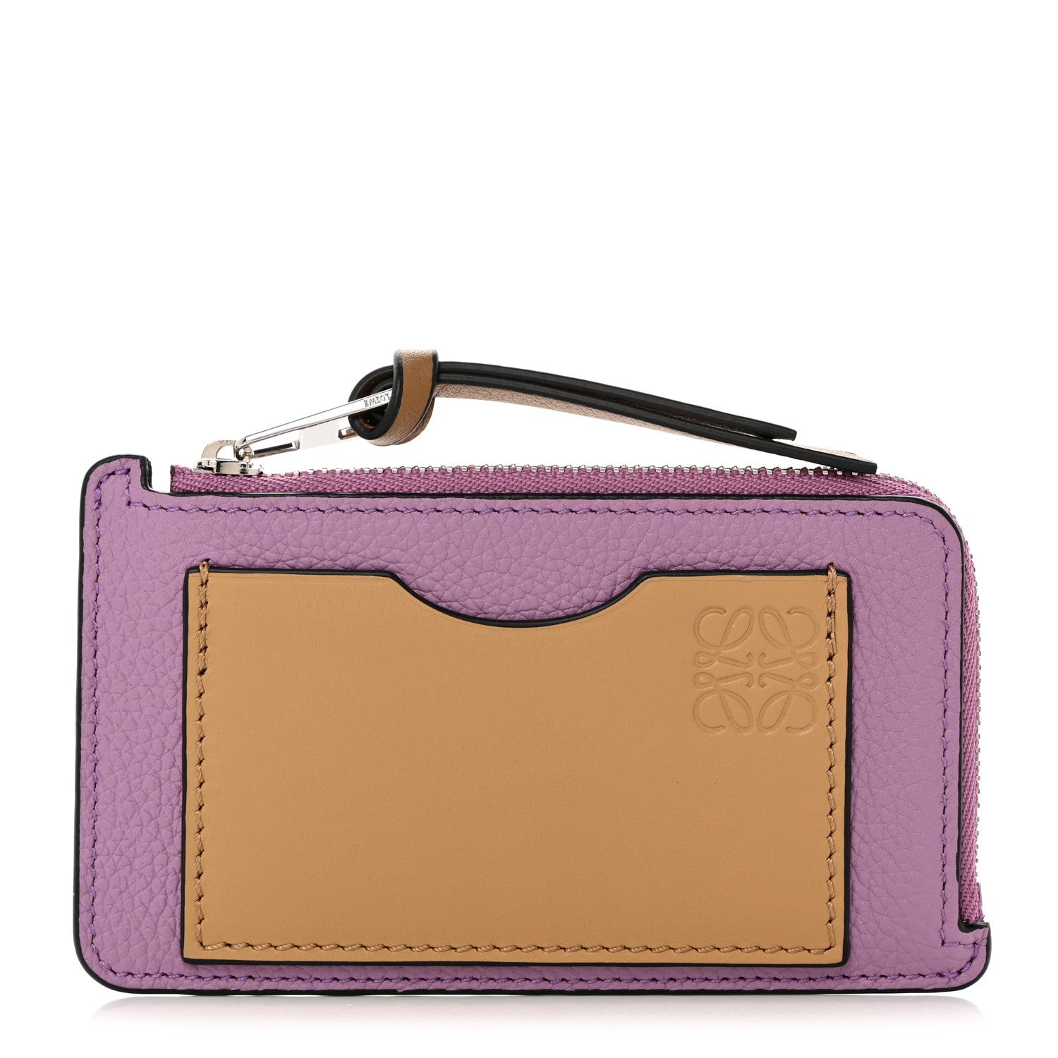 Loewe Soft Grained Calfskin Coin Card Holder Gold Guimauve 1 of 9