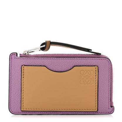 Loewe Soft Grained Calfskin Coin Card Holder Gold Guimauve 1 of 9