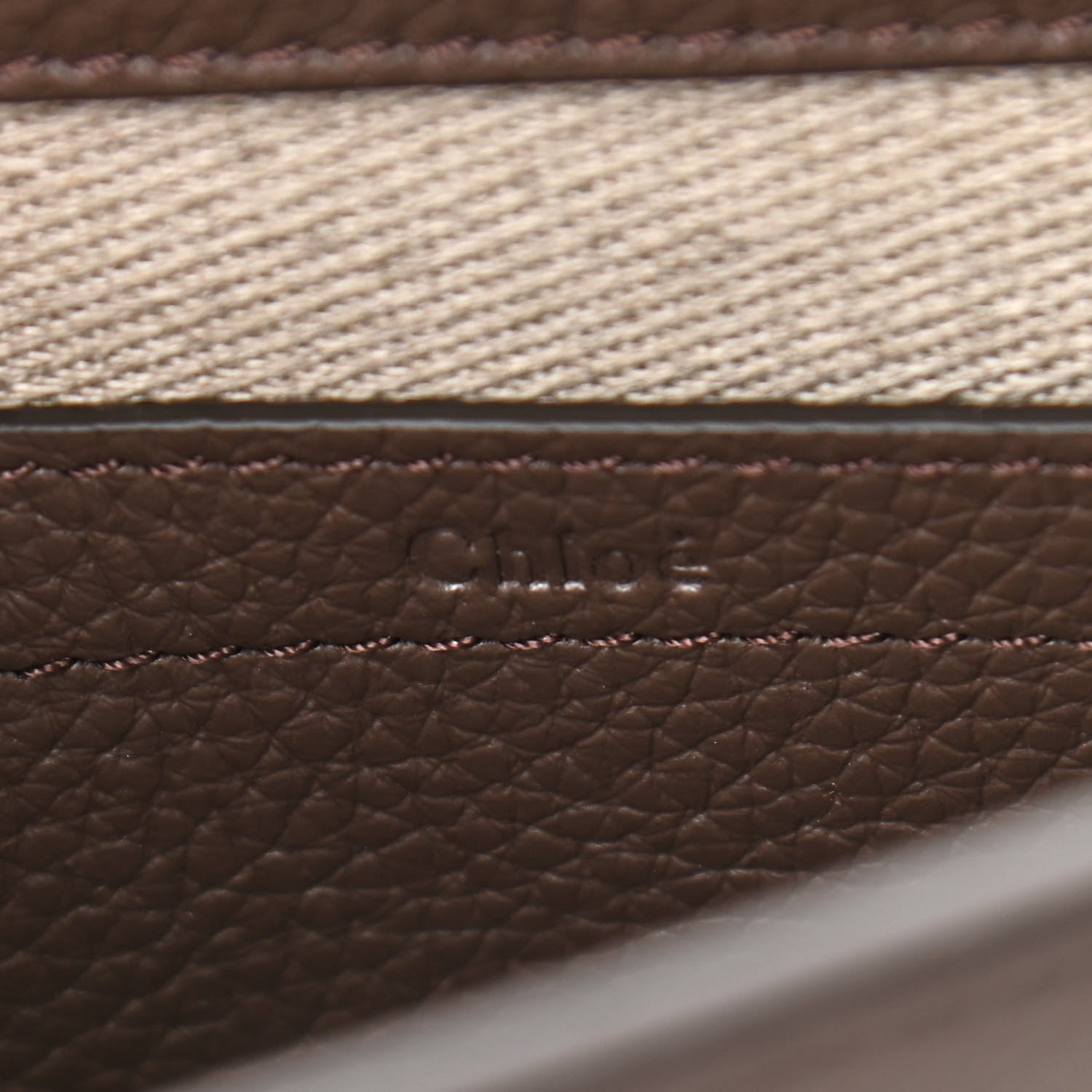 Chloe Calfskin Mini Marcie Round Crossbody Bag Bold Brown 6 of 10