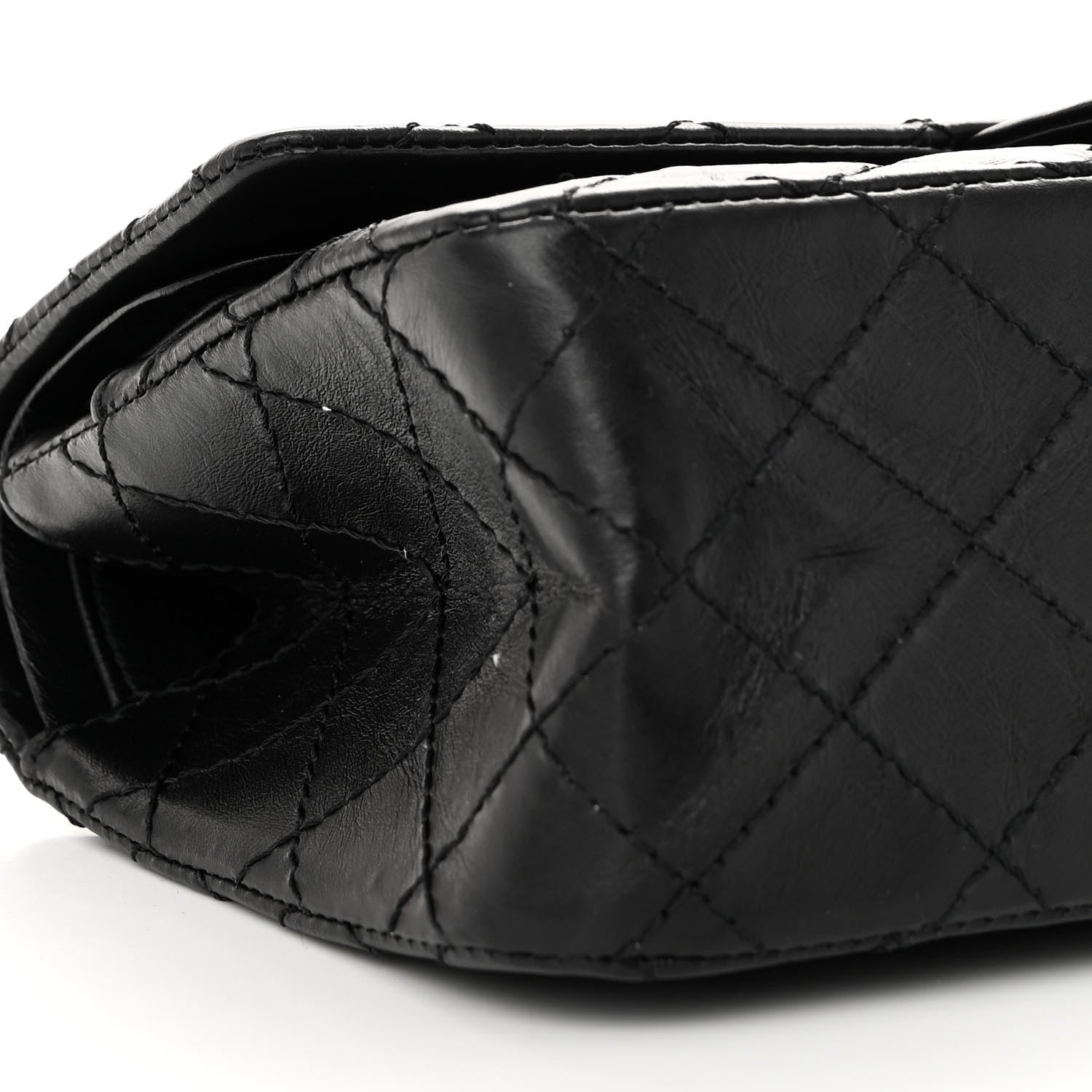 Chanel Aged Calfskin Quilted 2.55 Reissue 225 Flap So Black 9 of 10