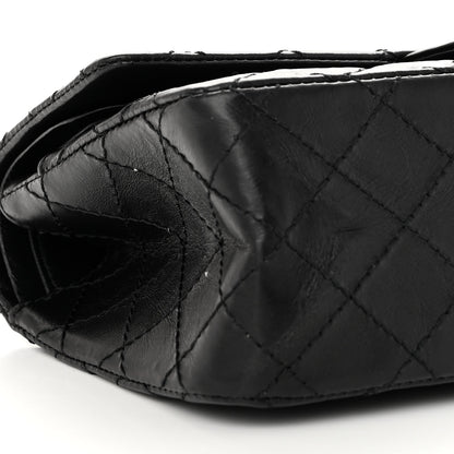 Chanel Aged Calfskin Quilted 2.55 Reissue 225 Flap So Black 9 of 10