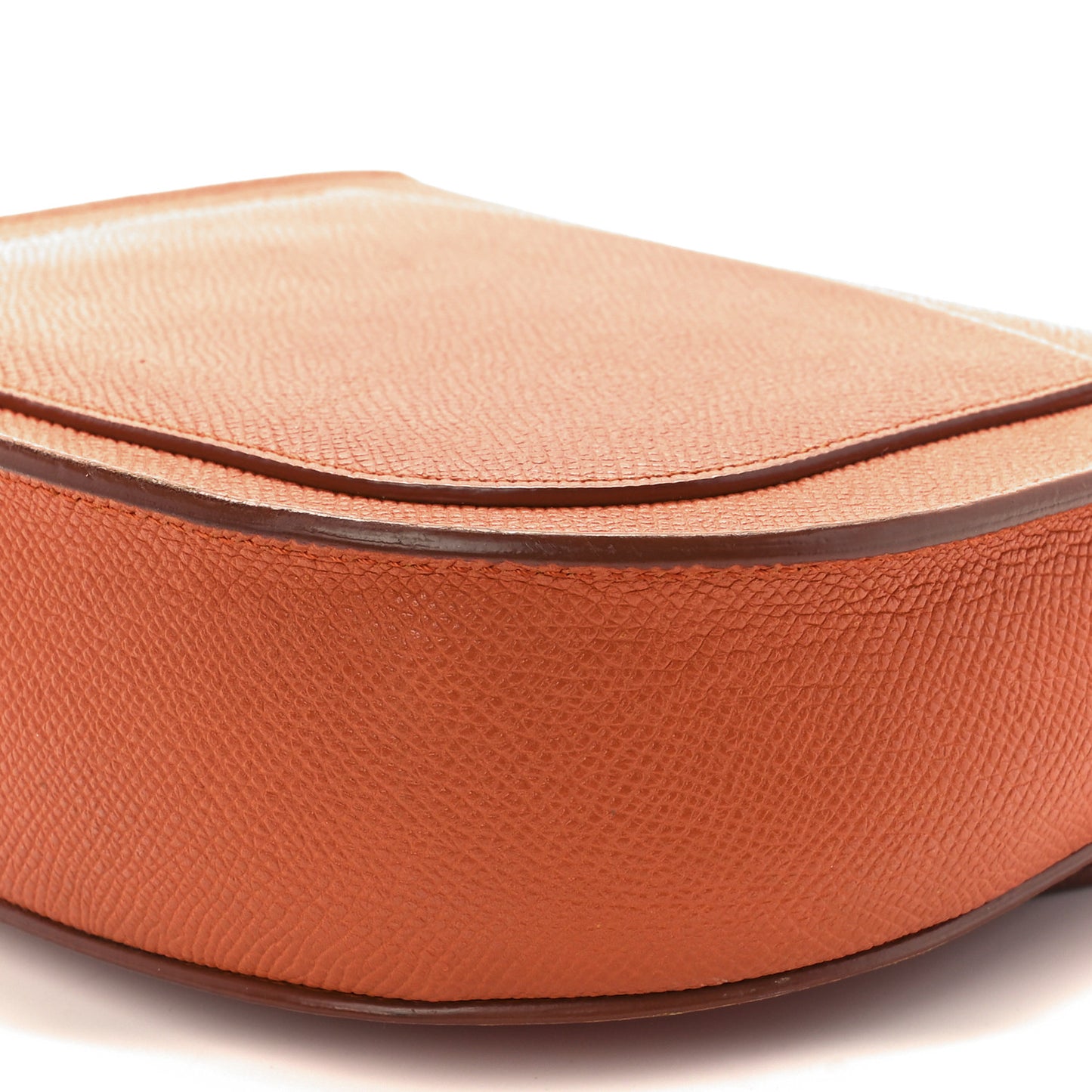 Grained Calfskin Small Trotteur Carnelian