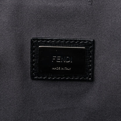 Fendi Vitello Elite Cuoio Monster Buggies Medium Roll Tote Ciclamino Black Multicolor Verde Prato 5 of 21