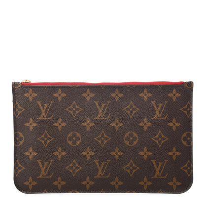 Louis Vuitton Monogram Neverfull MM GM Pochette Cherry 1 of 8