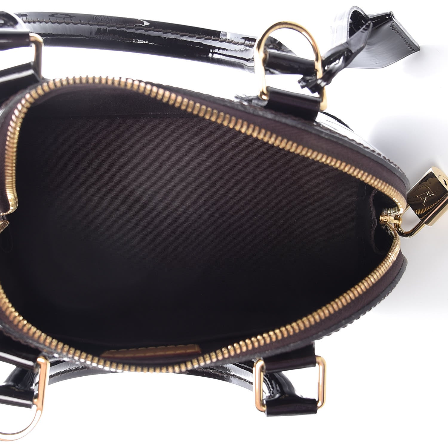 Louis Vuitton Vernis Alma BB Amarante 9 of 15