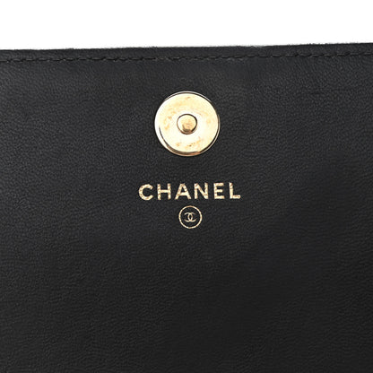 Chanel Lambskin Quilted Boy Wallet On Removable Chain WOC Black 6 of 11