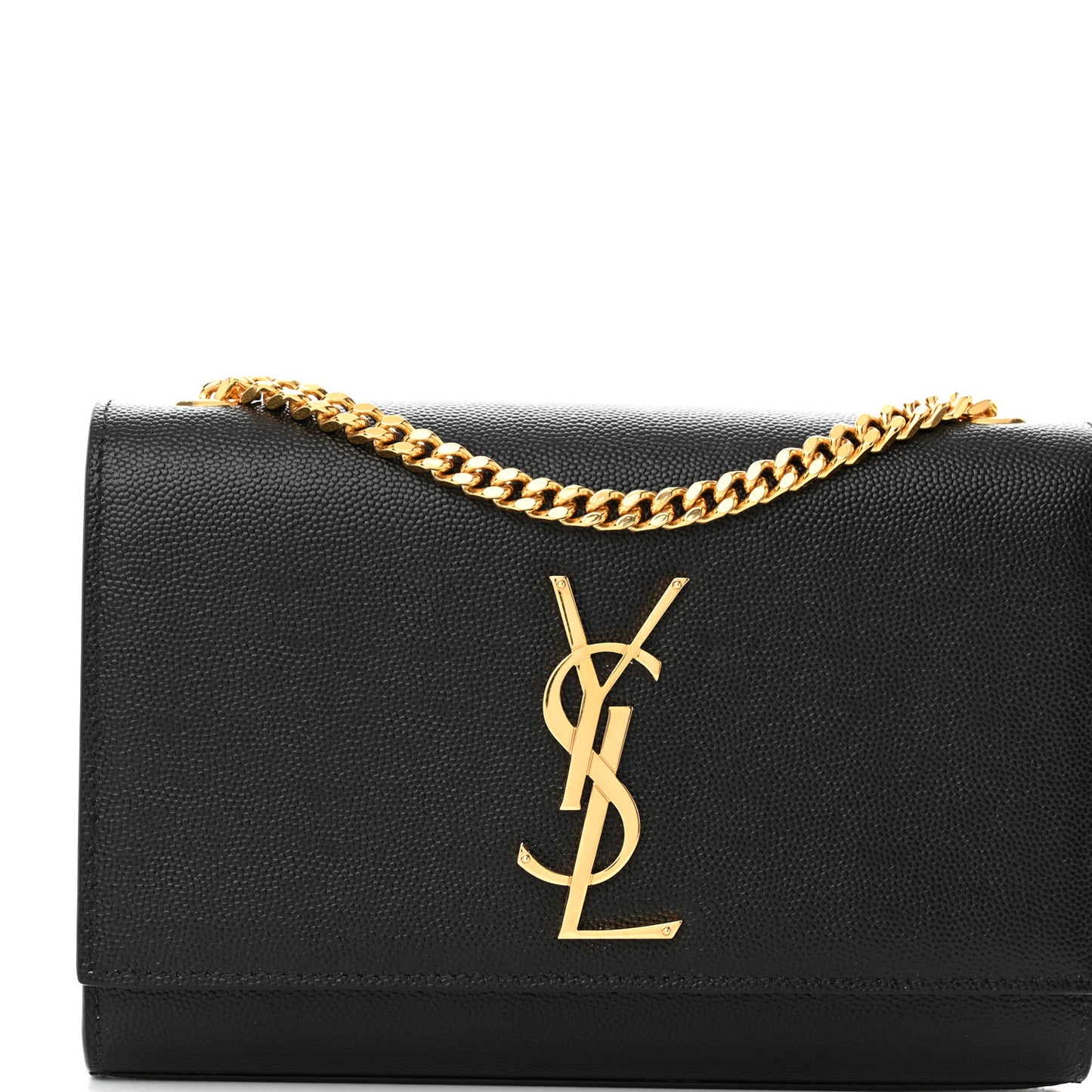 Grain De Poudre Small Monogram Kate Satchel Black