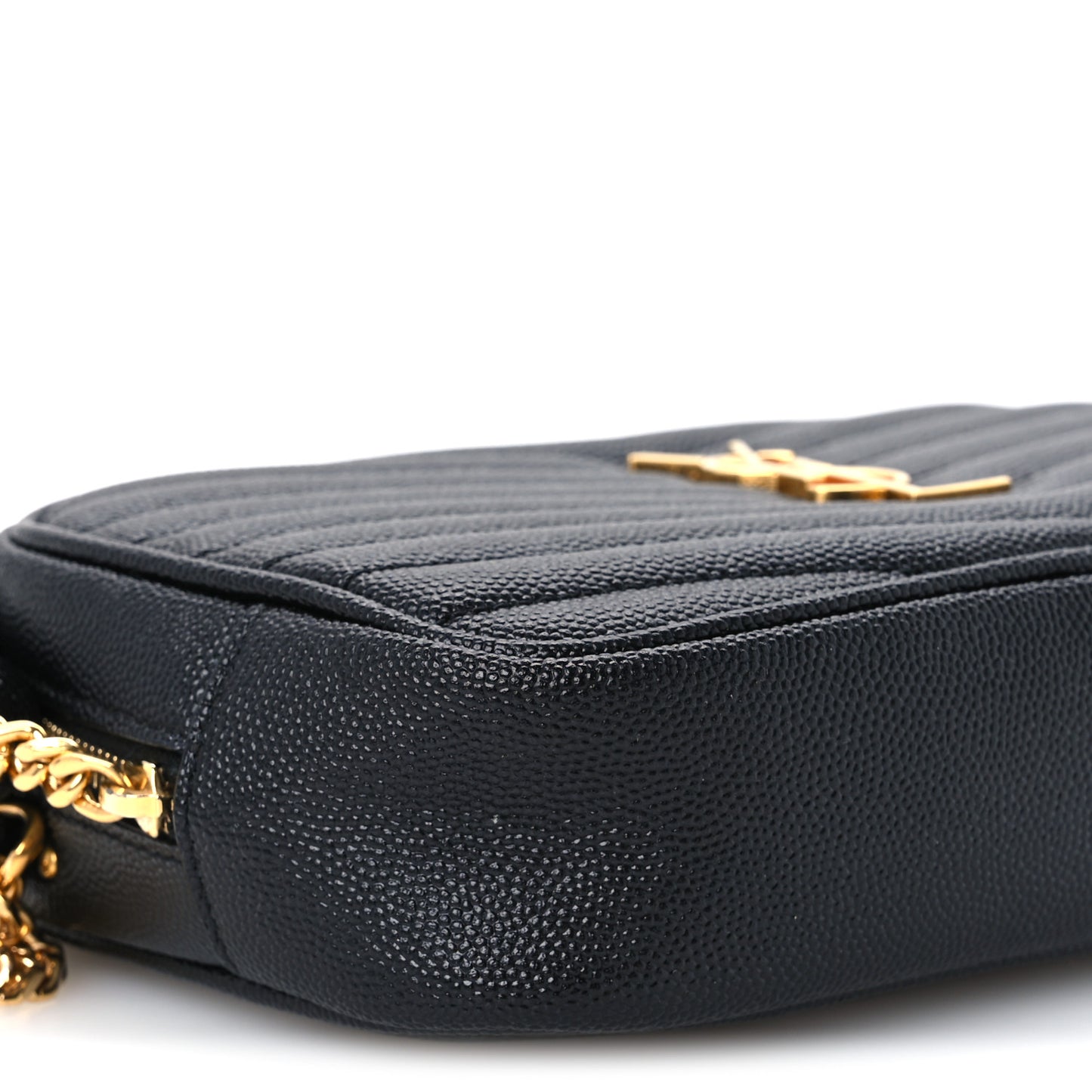 Grain De Poudre Matelasse Monogram Mini Lou Camera Bag Black
