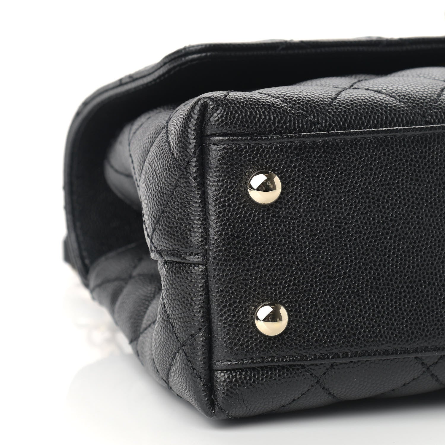 Chanel Caviar Quilted Mini Coco Handle Flap Black 8 of 9