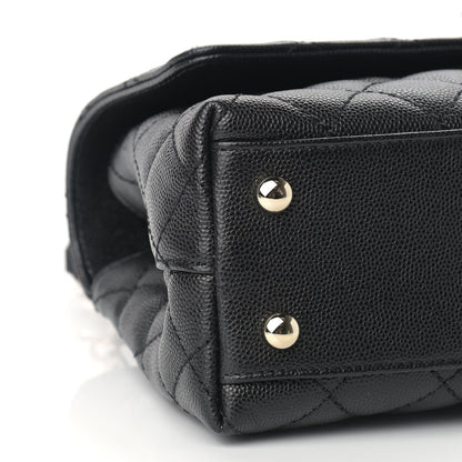 Chanel Caviar Quilted Mini Coco Handle Flap Black 8 of 9