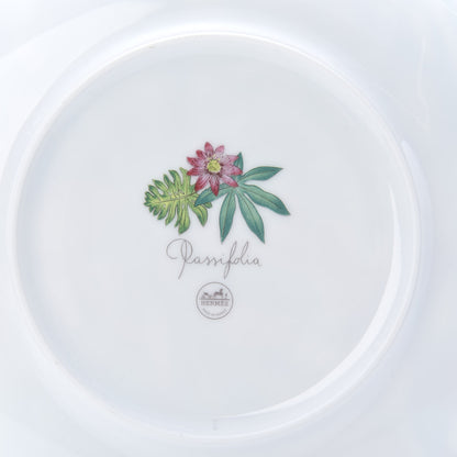 Hermes Porcelain Passifolia Dessert Plate N°1 Set of 2 4 of 6