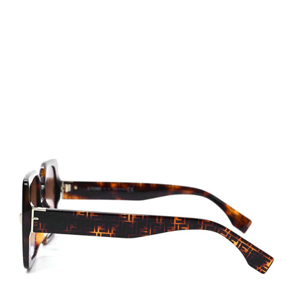 Fendi Acetate Fendi Bold Sunglasses FE40036U Havana Black 3 of 6