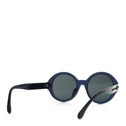 Chanel Acetate Chain Sunglasses 5511-A Blue 4 of 7