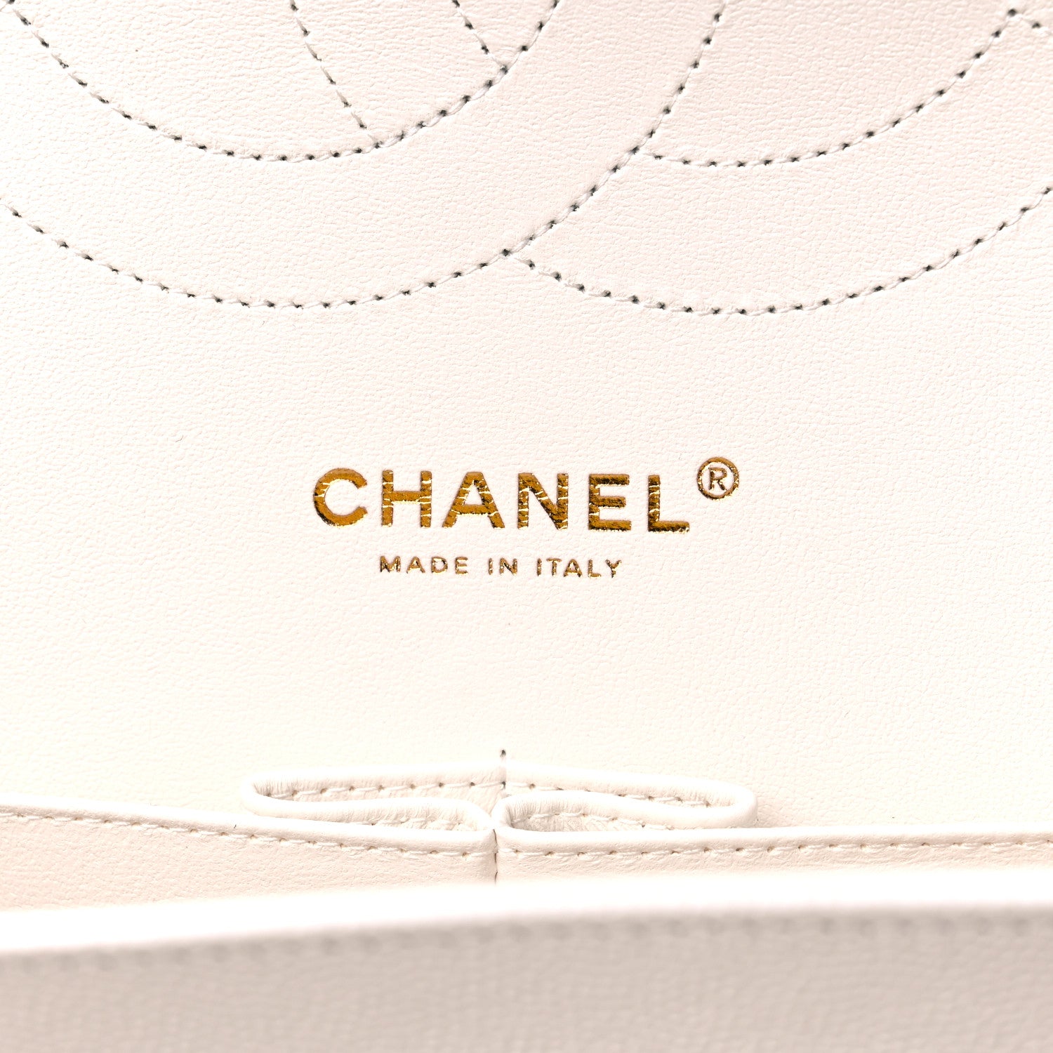 Chanel Caviar Quilted Jumbo Double Flap White 6 of 10