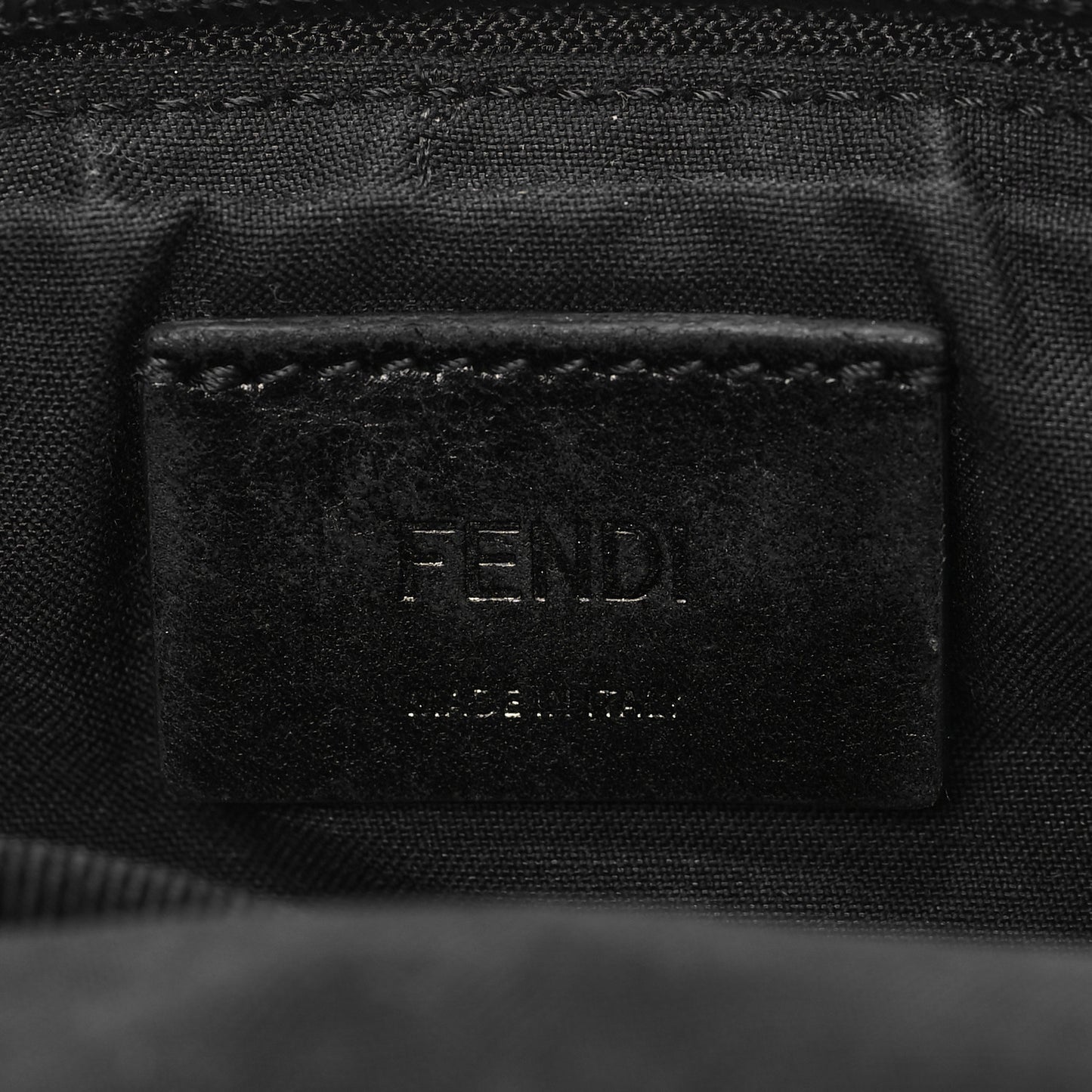 Neoprene Mesh Vitello Grace FF Pocket Belt Bag Black