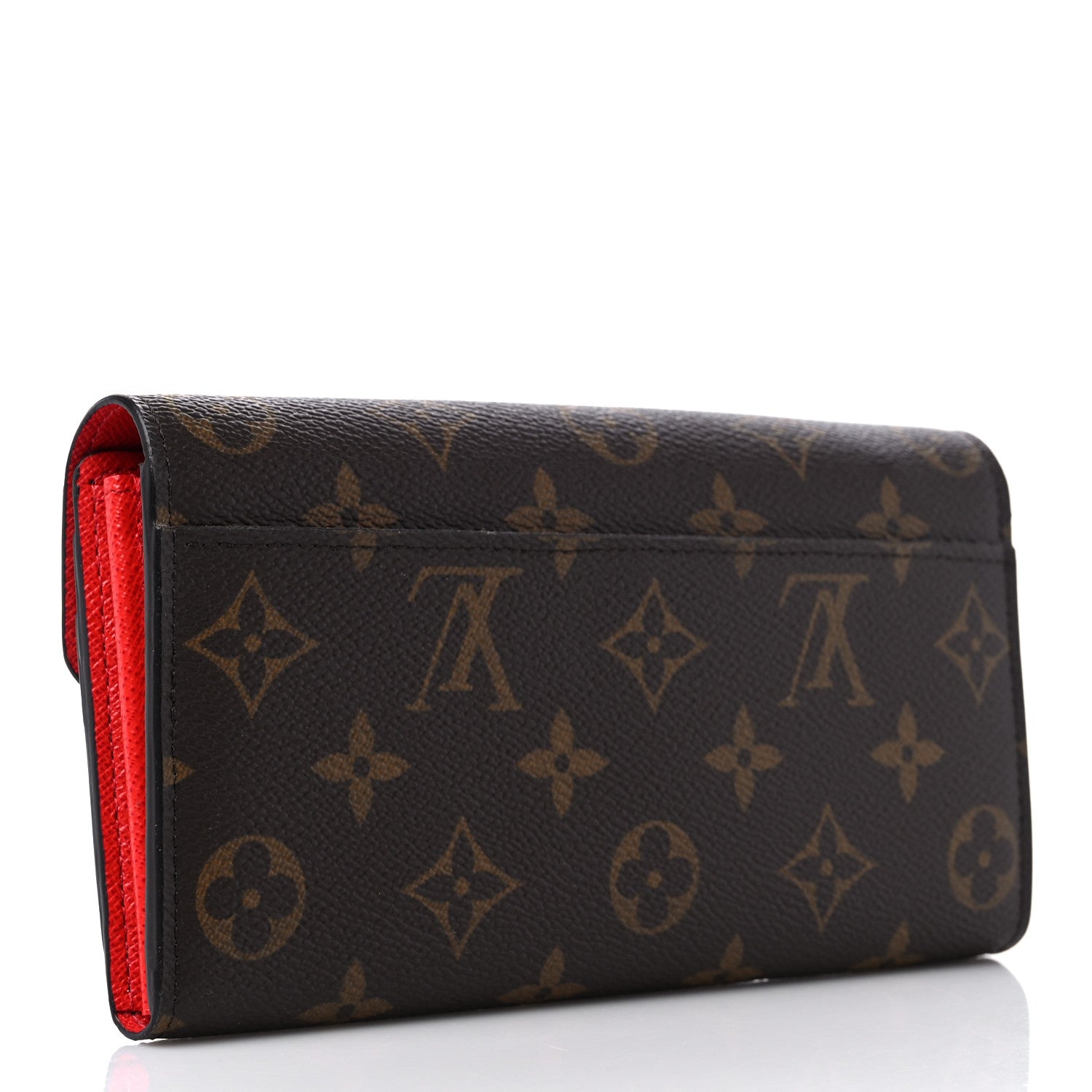 Louis Vuitton Monogram Sarah Wallet NM Coquelicot 3 of 12