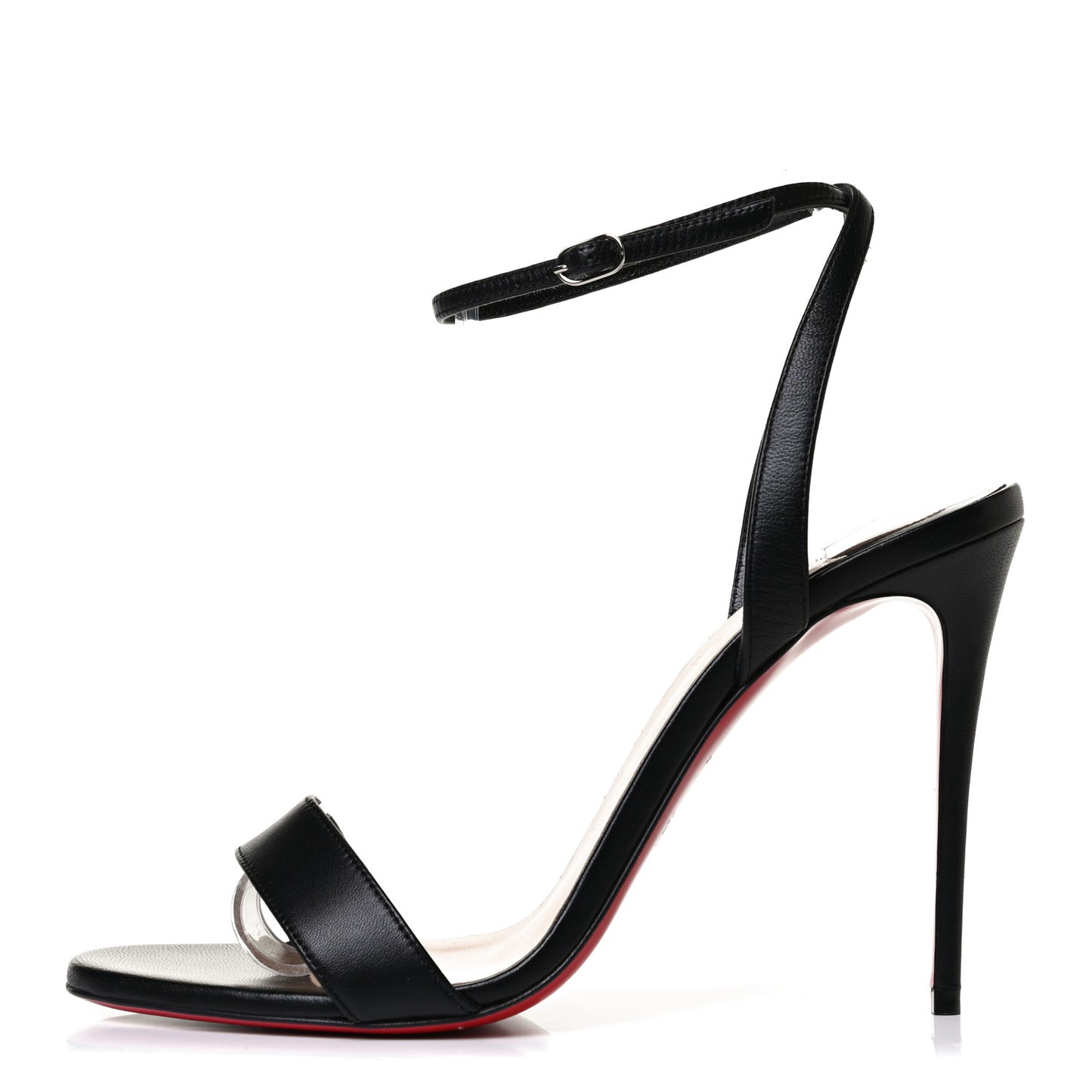 Nappa Loubi Girl 100 Sandals 38.5 Black