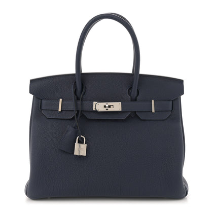 Hermes Togo Birkin 30 Bleu Nuit 1 of 10