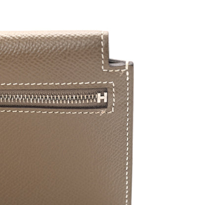 Hermes Epsom Kelly Pocket Compact Wallet Etoupe 9 of 10