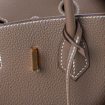 Hermes Togo Birkin 25 Etoupe 22 of 33