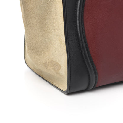 Celine Smooth Calfskin Suede Mini Tri-Color Luggage Rust 11 of 12