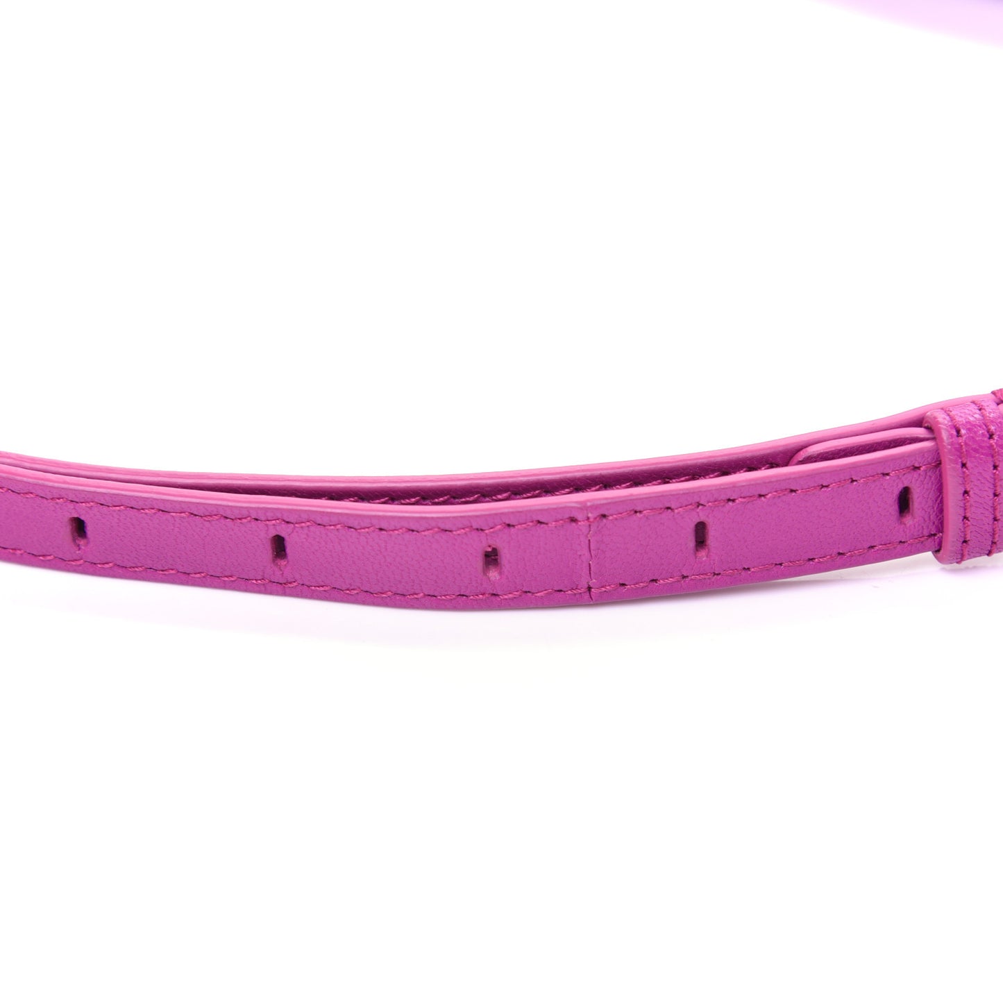 Jacquard Nylon Calfskin Shift Wallet On Strap Pink