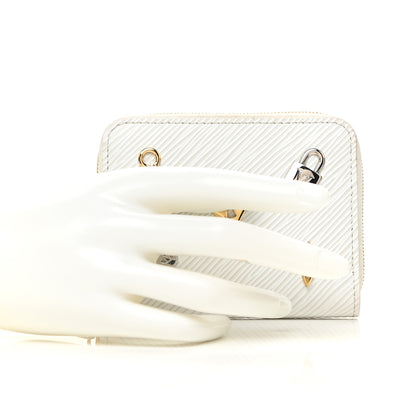 Louis Vuitton Epi Love Lock Zippy Coin Purse White 2 of 16