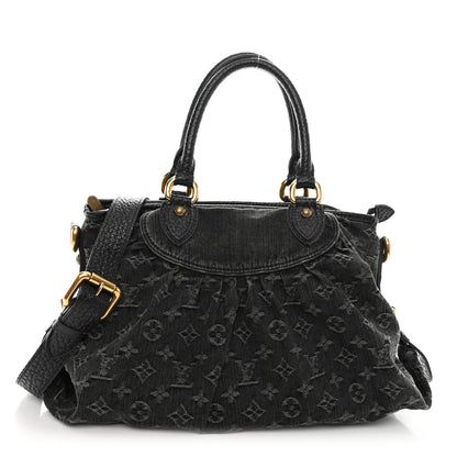 Louis Vuitton Denim Neo Cabby MM Black 1 of 11