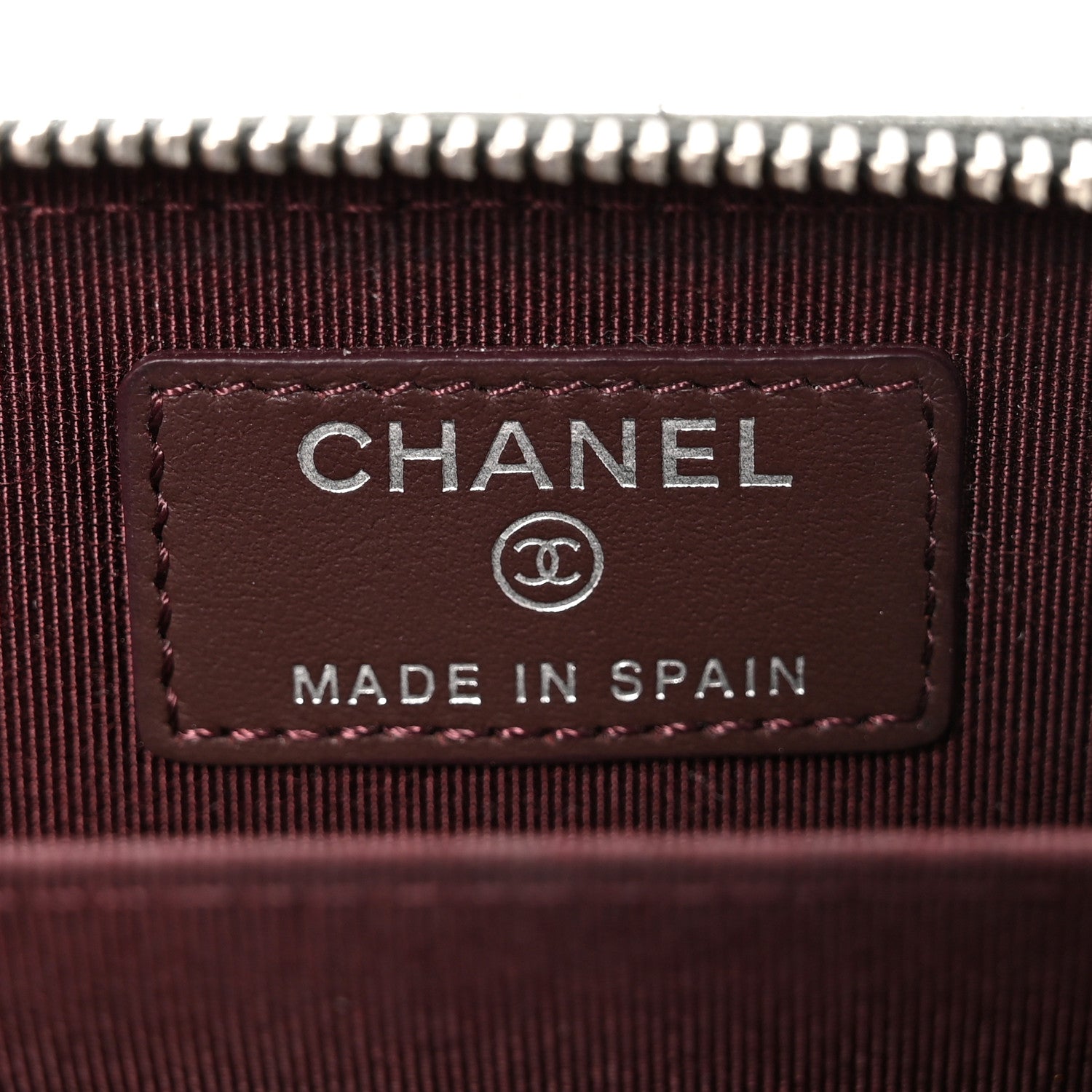 Chanel Caviar Quilted Zip Coin Purse Black 6 of 7