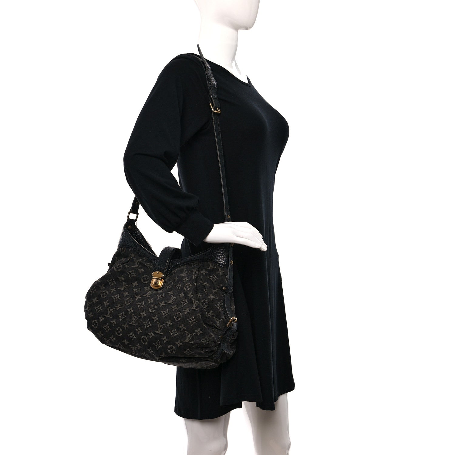 Louis Vuitton Denim Mahina XS Black 2 of 8