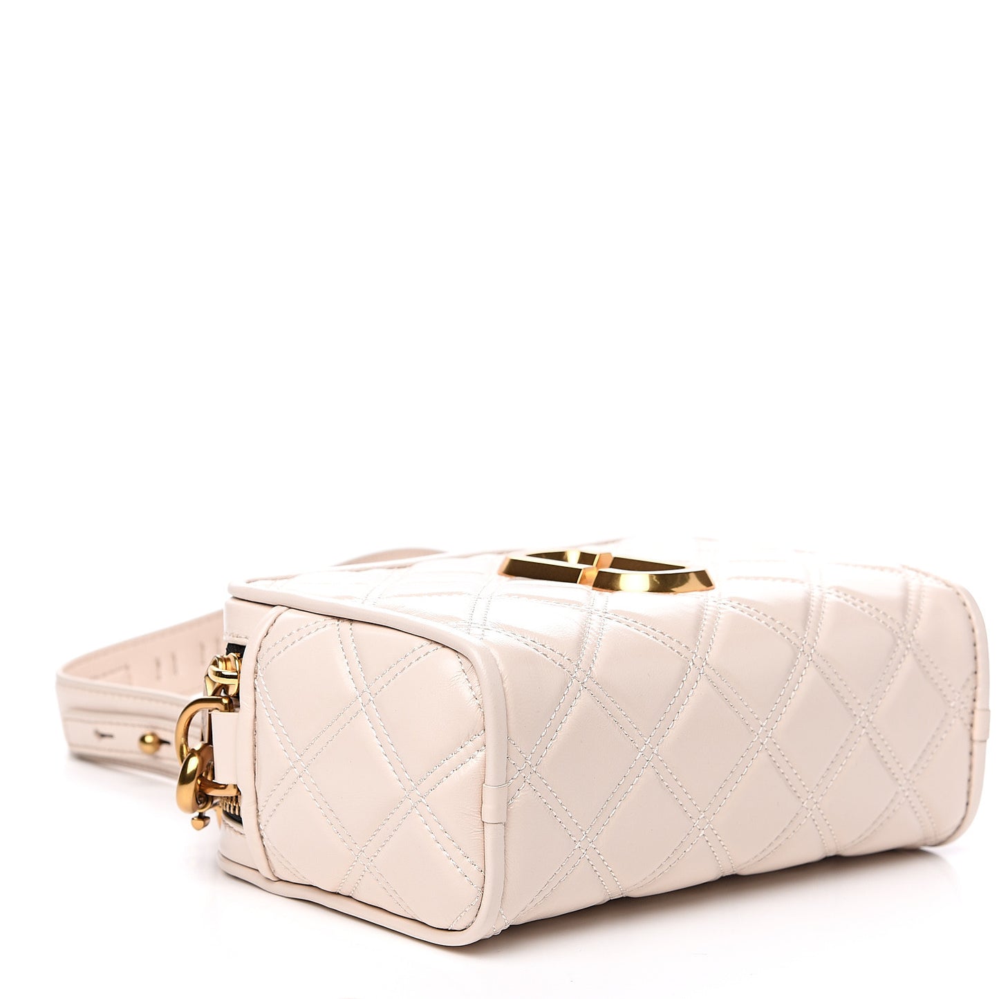 Calfskin Quilted The Softshot 21 Bag Ivory
