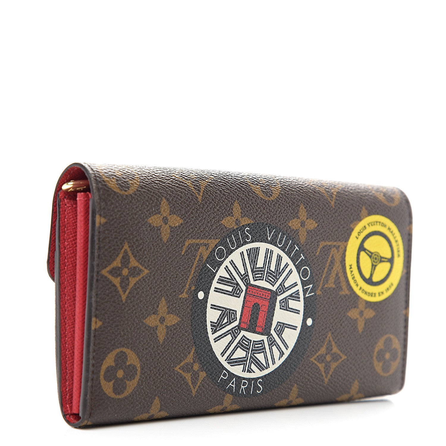 Louis Vuitton Monogram World Tour Sarah Wallet 2 of 5