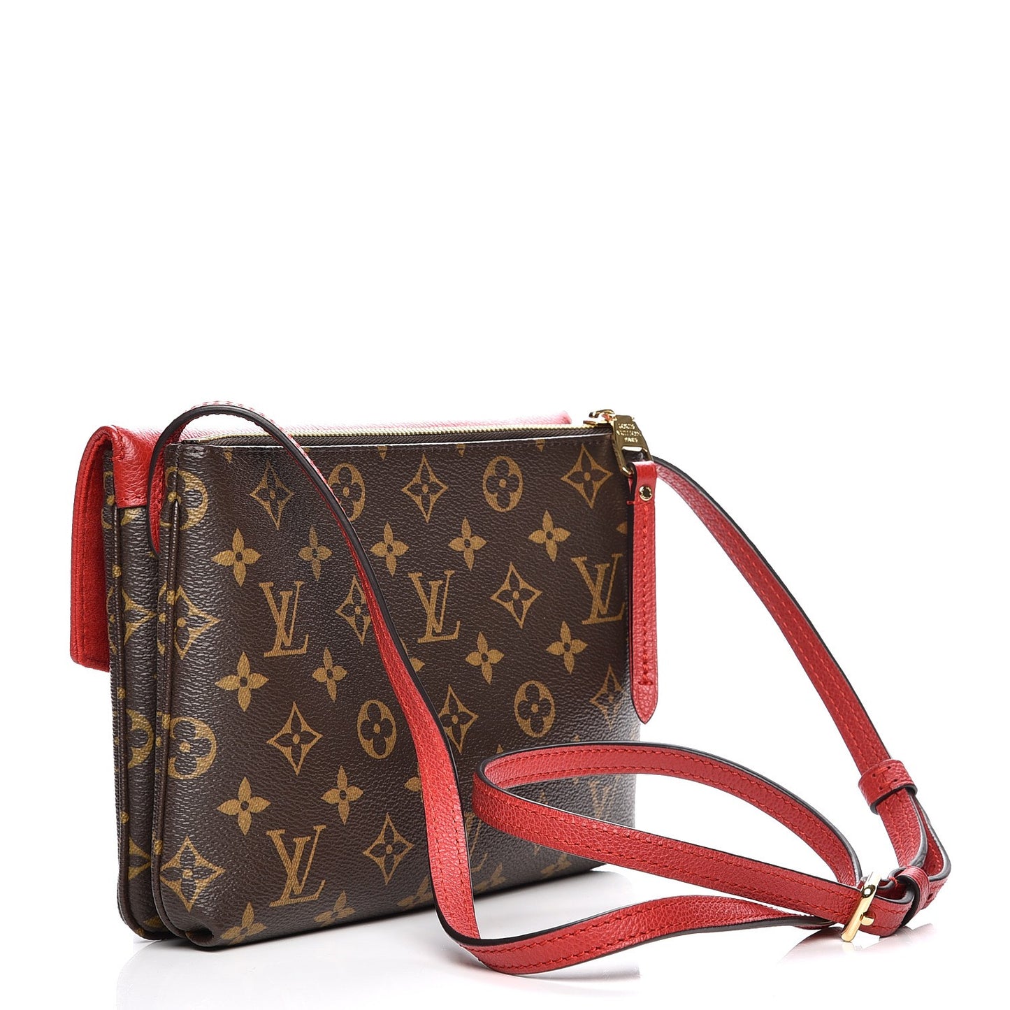 Monogram Twice Pochette Cherry