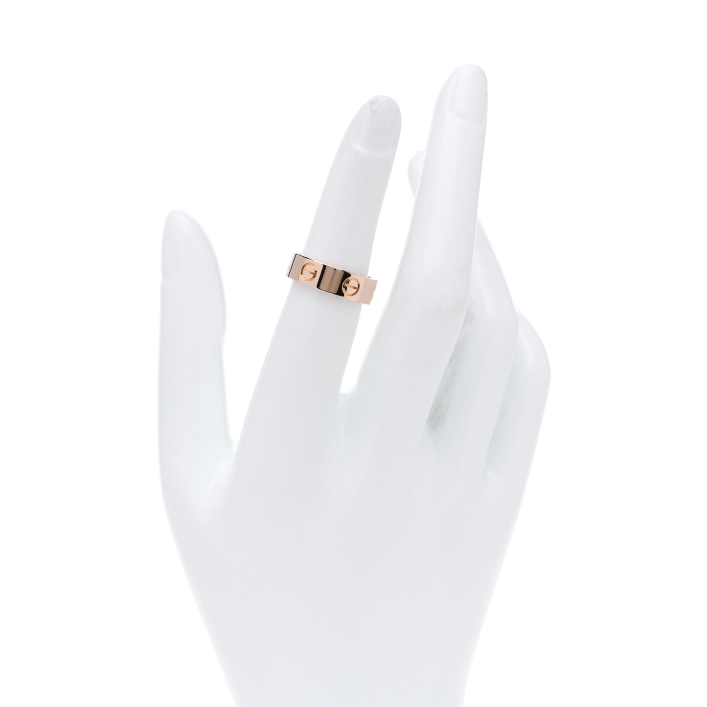 18K Pink Gold 5.5mm LOVE Ring 51 5.75