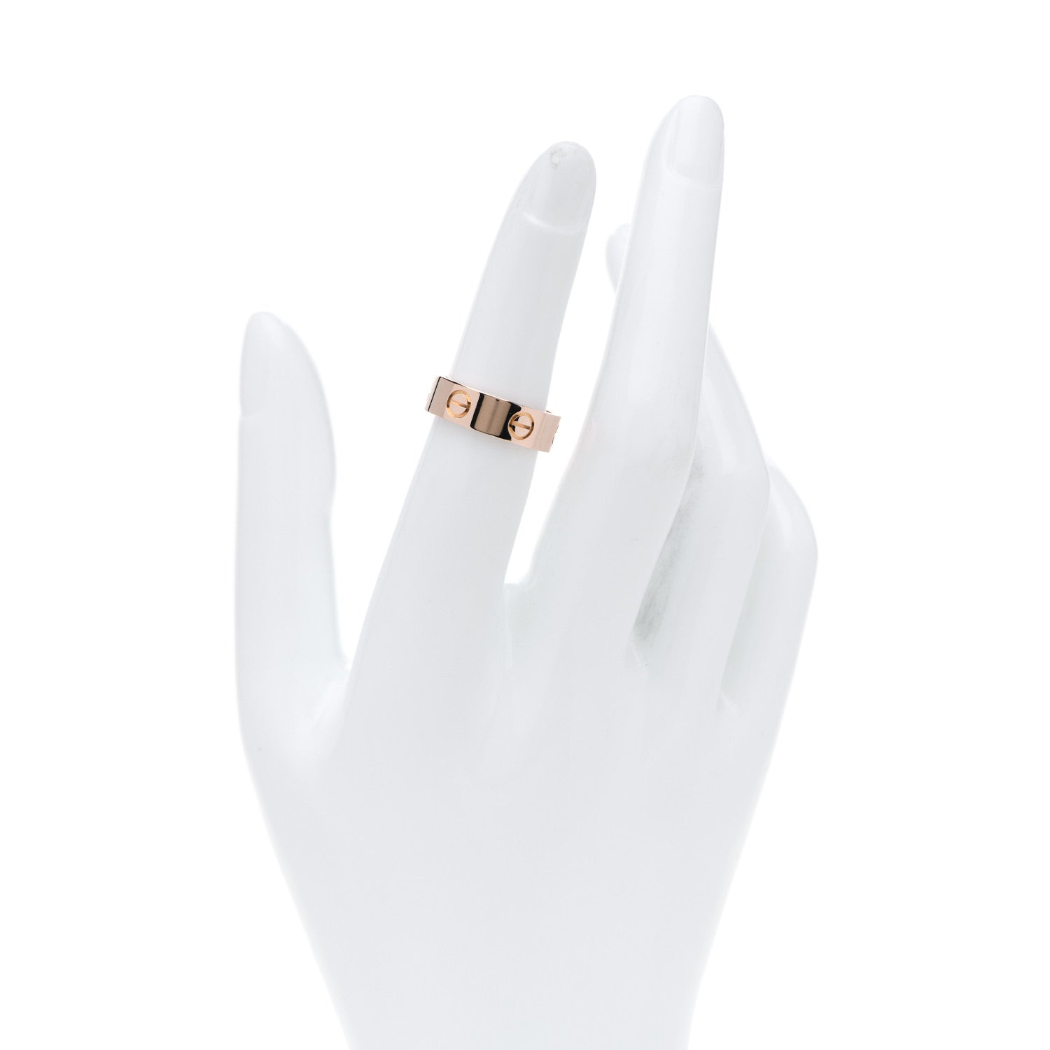 Cartier 18K Pink Gold 5.5mm LOVE Ring 51 5.75 2 of 6