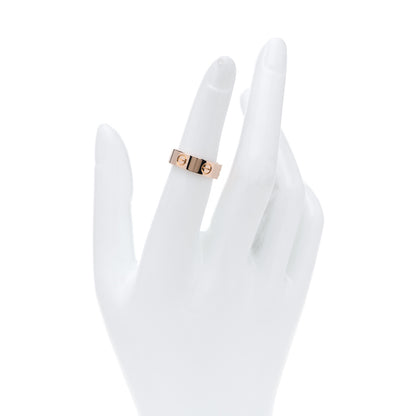 Cartier 18K Pink Gold 5.5mm LOVE Ring 51 5.75 2 of 6