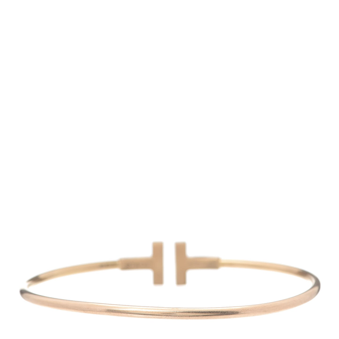 18K Rose Gold Mother of Pearl T Wire Bracelet