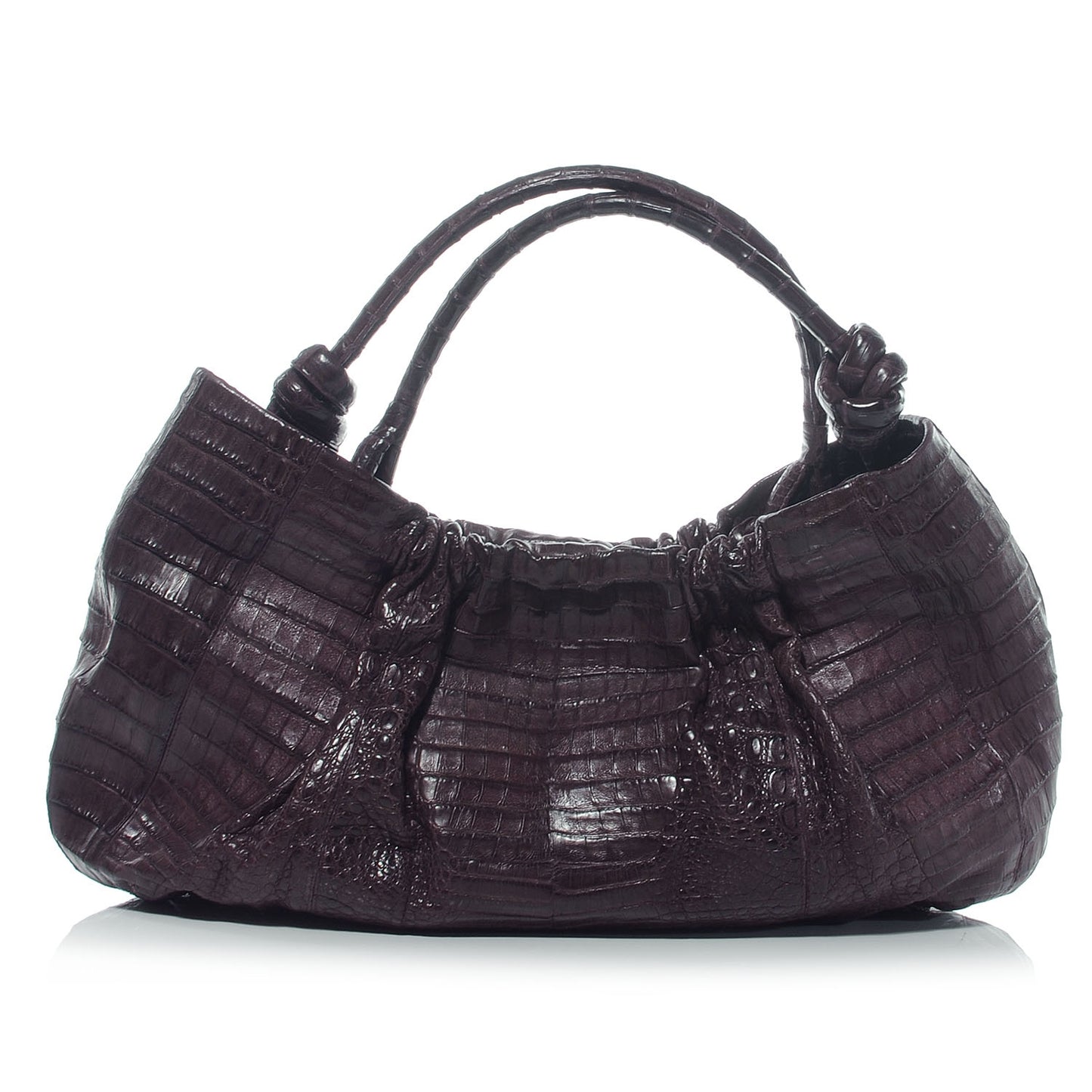 Crocodile Hobo Purple