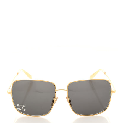 Celine Metal Rhinestone Sunglasses CL40284U Gold 2 of 8