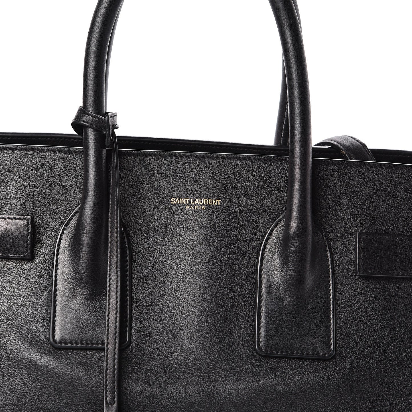Calfskin Small Sac De Jour Black