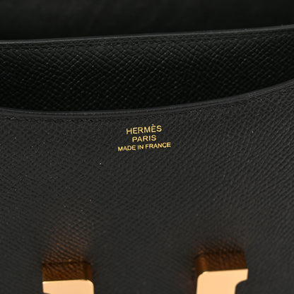 Hermes Epsom Constance 18 Black 7 of 10