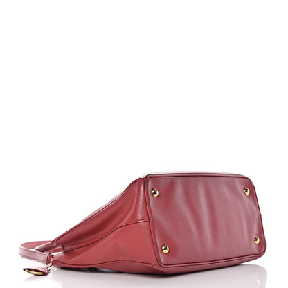 Prada Saffiano Lux Medium Tote Fuoco 4 of 20