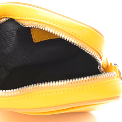 Christian Dior Calfskin Oblique Galaxy Perforated World Tour Messenger Pouch Yellow 5 of 10